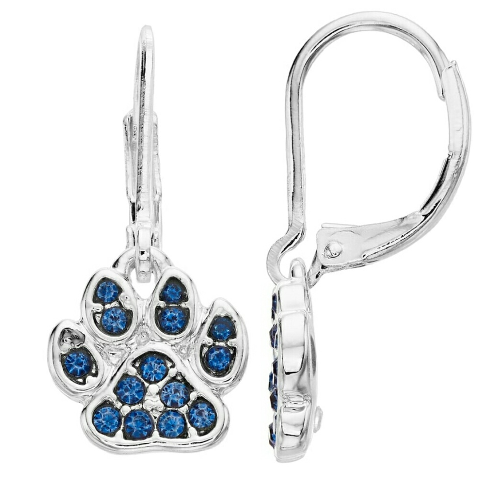 Pet Friends Paw Print Drop Earrings
